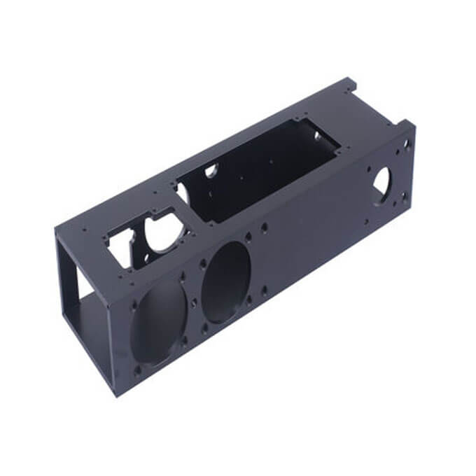 black anodized high precision machined parts